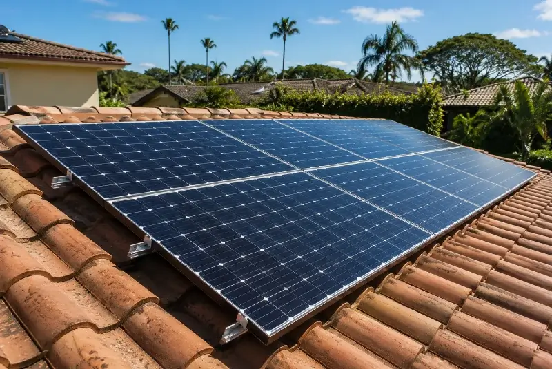 Installation de panneaux solaires à Issé